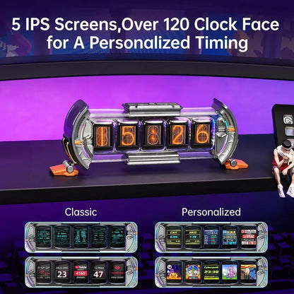 ⚡ Divoom Times Gate Gaming Pixel Art Smart Clock, LED Screen, App-Controlled⚡