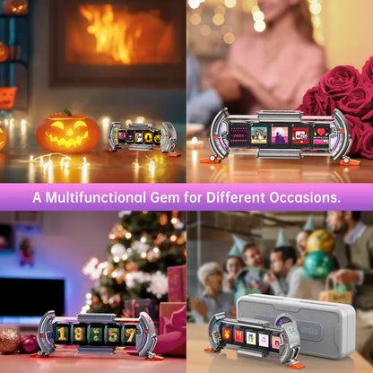 ⚡ Divoom Times Gate Gaming Pixel Art Smart Clock, LED Screen, App-Controlled⚡