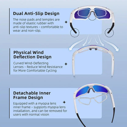 🎥 2K Smart Sports Sunglasses | Built-in Camera Bluetooth Audio & AI Assistant